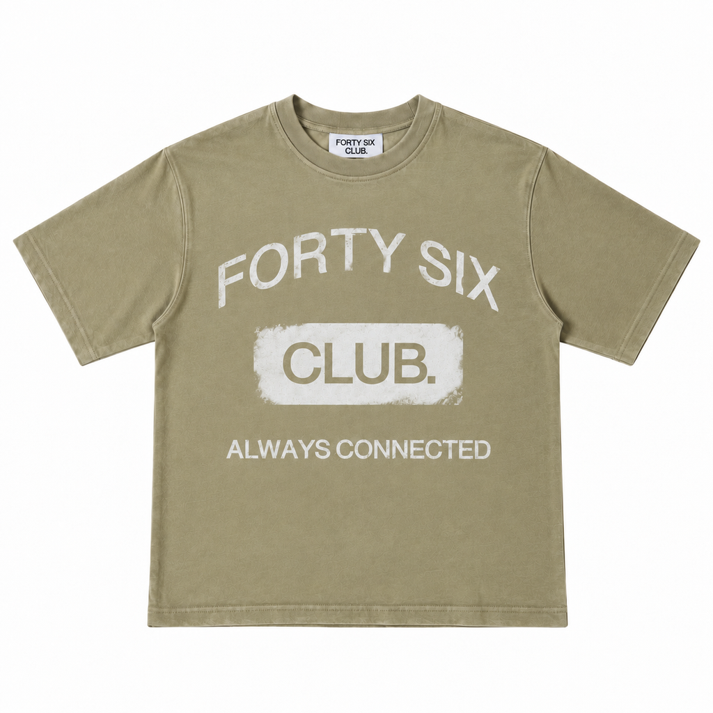 ALWAYS CONNECTED TEE IN GREEN
